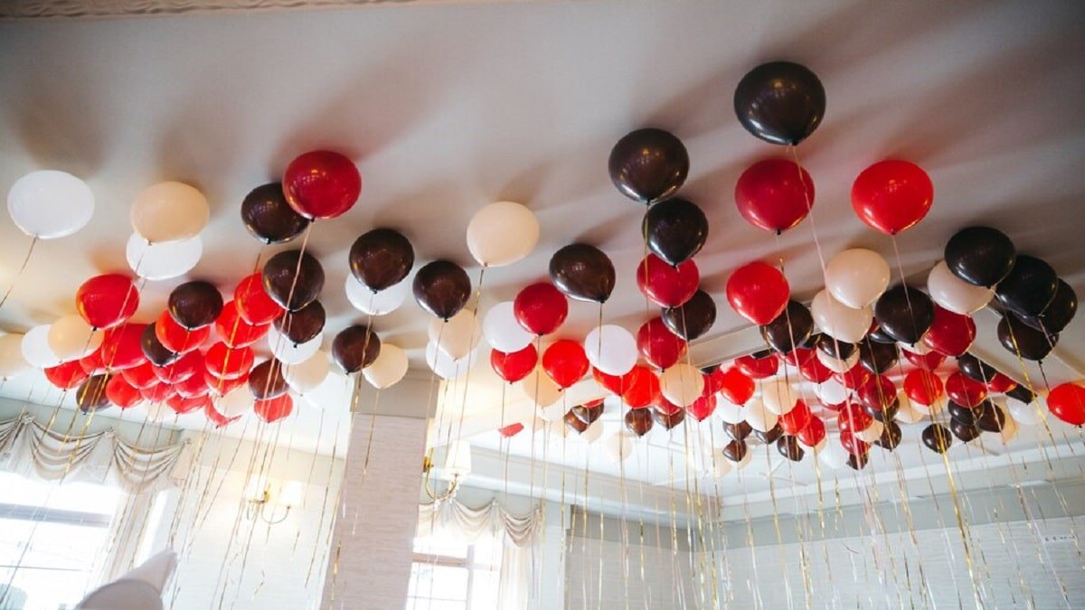 Décoration de salle de fête - Comment gonfler les ballons -